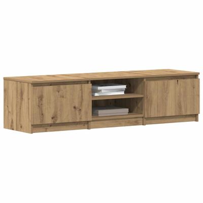 vidaXL TV skrinka Artisan Dub 140x40x36 cm Konštrukčné drevo
