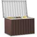 vidaXL Záhradný úložný box hnedý 109x67x65 cm