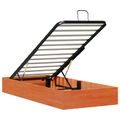 vidaXL Posteľový rám s úložným priestorom Voskovo hnedá 75 x 190 cm