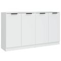 vidaXL Komody 2 ks biele 60x30x70 cm spracované drevo