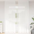 vidaXL Čipková záclona Biela 300 x 150 cm Polyester