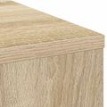 vidaXL Stôl Sonoma dub 100 x 40 x 75 cm Kompozitné drevo