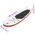 vidaXL Stand up paddleboard SUP, nafukovací, červeno biely