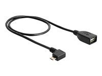Kábel USB micro-B samec > USB 2.0-A samica