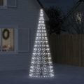 vidaXL LED vianočný stromček 550 LED studená biela 300 cm