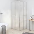 vidaXL Sprchový kút matný ESG 80x70x180 cm