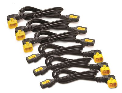 Power Cord Kit (6 ks), Locking C13toC14(90Dg), 1.8m
