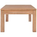 vidaXL Konferenčný stolík z teakového dreva prírodný vrch 110x60x40 cm