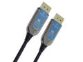 PremiumCord 8K DP 1.4 optický 10m optický AOC kabel, DisplayPort 1.4, 8K 60Hz, 32,4 Gb/s, OM3, pozlacené konektory, 10 m