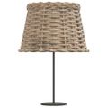 vidaXL Tienidlo na lampu hnedé Ø25x17 cm prútené