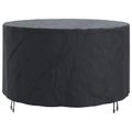 vidaXL Obal na nábytok 157 x 157 x 85 cm 210D Oxford tkanina Okrúhly
