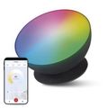 LED ambientná lampa EMOS ZCW11BR GoSmart, čierna, teplá biela–studená biela/RGB, WiFi