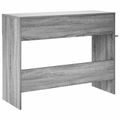 vidaXL Konzolový stôl Sivý Sonoma 96,5 x 38 x 75 cm Kompozitné drevo