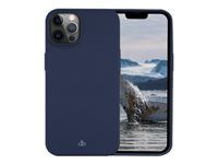 Zadný kryt pre mobilný telefón - silikón, recyklovaný plast - modrá pacifik - pre Apple iPhone 12, 12 Pro