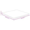 vidaXL Stolová doska 60x60x1,5 cm bambus