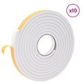 vidaXL Samolepiaca penová páska 10 ks Biela 20mm x 5m CR Pena