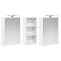 vidaXL Set kabinetov do kúpeľne 3 ks 116 x 16 x 62,5 cm