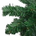 vidaXL Osvetlený umelý vianočný stromček s guľami L 240 cm, zelený