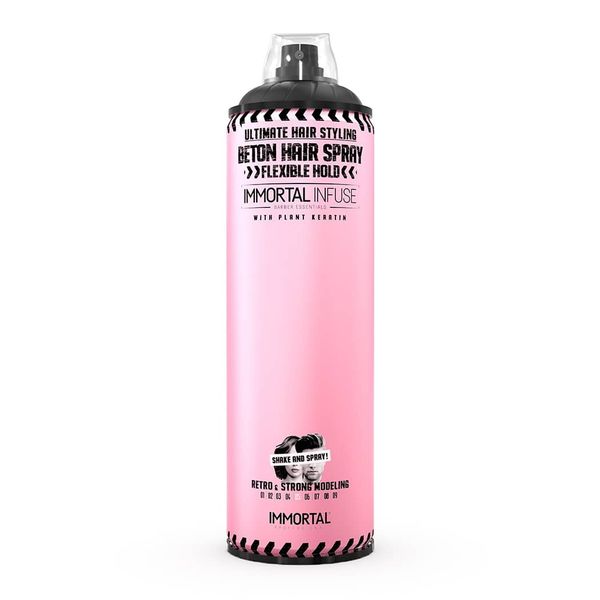 Flexibilný lak na vlasy IMMORTAL Infuse Beton Flexible hold hair spray 500 ml