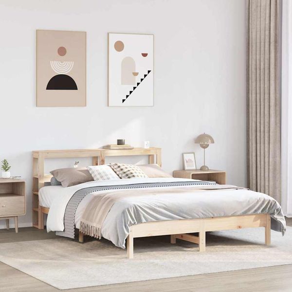 vidaXL Posteľ bez matraca 160x200 cm masívna borovica