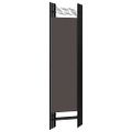 vidaXL Paraván s 5 panelmi, antracitový 200x180 cm