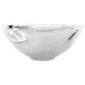 vidaXL Umývadlo 32,5x14 cm keramické strieborné