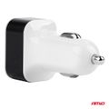 Nabíjačka do auta 3x USB biela PCH-03 AMiO-01027
