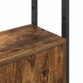 vidaXL Knižnica 6 úrovní 40 x 24 x 161 cm Kompozitné drevo Dymová dub