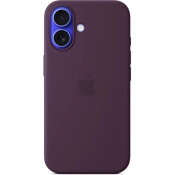 iPhone 16 Silicone Case with MS - Plum