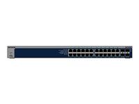 Prepínač - 2+/L3 Lite - inteligentný - 24 x 10/25 Gigabit Ethernet + 4 x 1 Gigabit / 10 Gigabit SFP+ - desktop, Možnosť montáže do rozvádzača