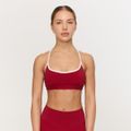 Športová podprsenka Varsity Red - GymBeam, veľkosť XL, 90% Nylon,10% Elastane