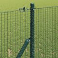 vidaXL Zváraná drôtená ohrada na upevnenie 10 x 1,4 m Zelená Sieťovina