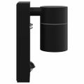 vidaXL Exteriérové nástenné svietidlo Čierna 6,5 x 10,5 x 16 cm