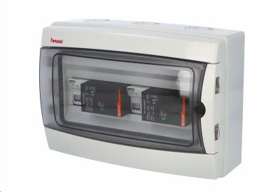 Rozvádzač SolarBOX FAMATEL fr012 T1+T2 (1000V DC) pre 2 stringy IP65 certifikovaný