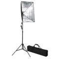 vidaXL Sada do fotoštúdia s pozadím a softbox osvetlením
