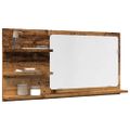 vidaXL Kúpeľňová skrinka staré drevo 90x11x45 cm kompozitné drevo