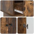 vidaXL Servírovacia skriňa Údený Dub 66 x 34,5 x 95 cm