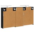 vidaXL Set kabinetov do kúpeľne 3 ks 116 x 16 x 62,5 cm