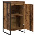 vidaXL Servírovacia skriňa Staré drevo 43 x 36 x 75,5 cm