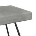 vidaXL lavička Svetlosivá 110 x 40 x 45 cm Zamat