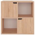 vidaXL Knižnica dub sonoma 60x27,5x59,5 cm drevotrieska