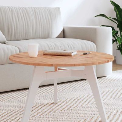 vidaXL Stolová doska Ø70x1,5 cm okrúhla masívny buk