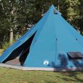 vidaXL Tipi stan so strechou s úložiskom Modrá 560 x 560 x 300 cm taft