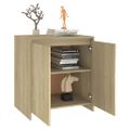 vidaXL Komoda dub sonoma 70x41x75 cm spracované drevo