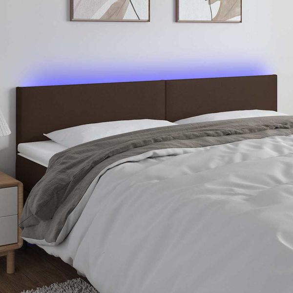 VidaXL Čelo postele hnedé 200x5x78/88 cm umelá koža