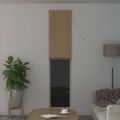 vidaXL Žalúzia Svetlohnedá s Vzorom 213 x 60 cm 25 mm PVC