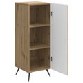 vidaXL Servírovacia skriňa Dub artisan 33 x 34,5 x 90 cm