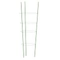 vidaXL Podpery pre záhradné rastliny s 4 krúžkami 5ks zelené 90cm oceľ