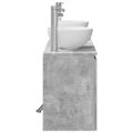 vidaXL Set kabinetov do kúpeľne 3 ks Betónovo sivá 49,5 x 35 x 63 cm
