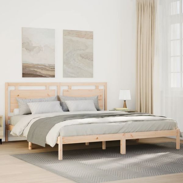 vidaXL Extra dlhá posteľ bez matraca 200x210 cm masívne drevo